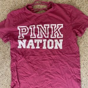 VS PINK Ladder cut top